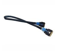 Hipzeepo For Discrete GPU Graphics Card 75cm SlimSAS4.0 Riser Cable Converter Riser Cables Accessories