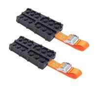 Hipzeepo For Snow Sand Mud Ice Traction Blocks 2Pcs Car for Snow Chains Emergency Traction Chains Rescue Tool for Truck