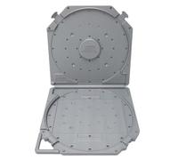 Hipzeepo Full Open Reel Sound Tape Box Reel to Reel Tape Storage Box for Sound Tapes Grey