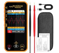 Hipzeepo High- Digital Multimeter Oscilloscope Graphic Display Multitester for Voltage Resistance Capacitance Hz Continuity Tester Testing