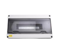 Hipzeepo HT Series Outdoor Electrical ABS Distribution Box 18WAY, Waterproof IP65 with Lock for Circuit Breaker