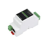 Hipzeepo Industrial Serial Server RS485 to RJ45 Ethernet IP Converter Rail-Mount Support with POE Function