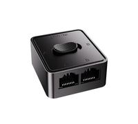 Hipzeepo Internal External Network Switcher 5G/2.5G/1G Gigabit Switch RJ45 LAN 2 in 1 Out Splitter Power Free