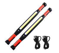Hipzeepo Magnetic Rechargeable LED Work Light for Car Repairing, Under Hood Work Light Accessory Bar, 2 Packs