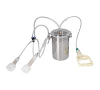 Hipzeepo Manual Milking Machine 2000ml Effort Saving Cow Milking Machine Cow Hand Vacuum Pump Portable Milking for Milk Plant