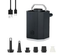 Hipzeepo Mini Air Pump, Small Travel Air Pump with Camping Light and Suction, for Camping Mat Vacuum Storage Bag Suction