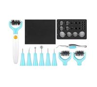 Hipzeepo Paper Sculpting Tool Kit -for Realistic Flower Making & Die Cleaning - 13 Pcs