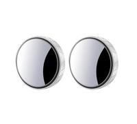 Hipzeepo Parking Assist 360 Degree Car Blind Spot Mirror 1 Pair Adjustable Convex Auxiliary Rear View Mirror