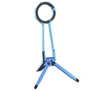 Hipzeepo Portable Phone Tripod Stand Magnetic Mini Pocket Selfie Stick Holder with Carabiner 360° Rotation Blue