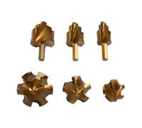 Hipzeepo PPR for Water Pipe Connection Tool Stepped Drill Bits Lifting Set(6pcs), 20/25/32/40/50/63mm,for Water Pipe Repair