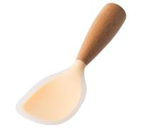 Hipzeepo Rice Spoon Non-Stick Kitchen Tools with Wooden Handle Vertical Serving Spoon Spatula Suitable for Kitchen Cooking A