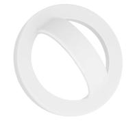 Hipzeepo Ring Grip Phone Holder Magnetic Ring Grip Phone Holder Magnetic Silicone Ring Grip Phone Holder Rotating Finger Loop Ring Grip Holder, Soft and Portable,Magnetic Bracket White