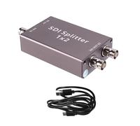 Hipzeepo SDI Splitter 3G-SDI/HD-SDI 1 Single Input 2 Out SDI Out Splitter 1x2 Full HD 1080P Supports SDI Loop Out
