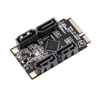 Hipzeepo -Speed 3.0 Adapter Efficient Data Management: Mini PCIe to 4 Ports 3.0 Adapter