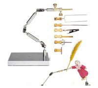 Hipzeepo Stop Motion Animation Rig Arm Kit with26cm Stainless Steel Rig Arm&6 Different ofConnectors forSeamless Character