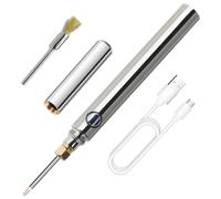 Hipzeepo Thread Burner, Rechargeable Thread Zapper Tool with Replacement Tip, for String, Beading Embroidery, USB Burning Pen