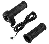 Hipzeepo Throttle Grip Handle 20X 1 Pair E Bike Full Twist 12V-72V 3 Pin for Ebike Electric Bicycle Scooter Motorcycle
