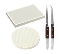 Hipzeepo Welding Block Honeycomb Ceramic Plate Block Insulation Brick for Jewelry Welding, Forging