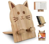 Hipzeepo Wood Cookbook Stand Book Shelf Support Music Rest for Kitchen Counter Kitchen Decor and Accessories