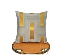 HIQACTLIF Bed Runners & Scarves Modern Polyester no Fadding Gold Bars Smooth Bedding Scarf Protection for Hotel Guesthouse Wedding Room