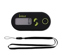 HIQE-FL Mini Pedometer, 3D Pedometer with Clip and Lanyard, Simple Accurate Pedometer, Pedometer without App and Mobile Phone, Pedometer for Men and Women for Jogging, Hiking, Running, Walking