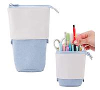 HIQE-FL Pencil Case Zip, Pencil Case Girls Teenagers, Student Pencil Case, Stand Pencil Holder, Telescopic Pencil Case, H, Telescopic