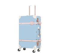 HIQIDI Carry on Suitcases 20 Inch Cabin Luggage Hard Shell Hand with 4 Spinner Wheels Lightweight Small Travel Trolley Case,Blue,24