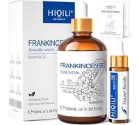 HIQILI 100ML Incense Essential Oil for Skin Care, Massage, Diffusers, Face Care Support, Relieve Discomfort, Relax Body and Mind, with Travel Bottle