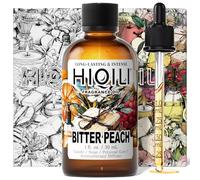 HIQILI Bitter Peach Fragrance Oil for Candle, Soap & Diffuser - 1 fl oz | Rich Fruity Sweet Aroma, Long-Lasting Scent, Pet Safe, for Sachets & Air Spray DIY, Multipurpose Scent Oil
