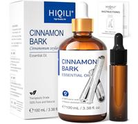 HIQILI Cinnamon Bark Essential Oil for Diffuser, Skin Care & Aromatherapy