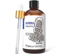 HIQILI Myrrh Essential Oil 30ML, 100% Natural Aromatherapy Oil for Face, Candle Making, Diffuser, Skin&Hair - 1 Fl Oz