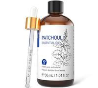 HIQILI Patchouli Essential Oil 30ML, 100% Natural Aromatherapy Oil for Face, Candle Making, Diffuser, Skin&Hair-1 Fl Oz