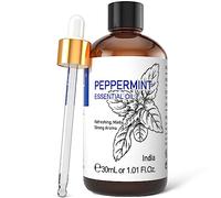 HIQILI Peppermint Essential Oil for Aromatherapy, Diffuser & Skin Care - Natural Cooling Scent for Face, Hair & Candle Making - 30ML
