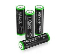 HiQuick AA Rechargeable batteries 2800mAh - High Capacity Performance 4 Counts Rechargeable AA Battery