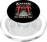 Hiragana Katakana Kaizen Method Kaizen Quote Kai Zen PopSockets PopGrip for MagSafe