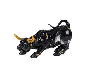 HIRAIDAI Resin Statue Mechanical Bull Resin Desktop 22X11.5X12.5CM Office Crafts Decoration - Bitcoin Bull