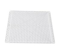 Hiraith 12.5x12.5in Premium Acrylic Quilting Ruler - High Transparency with 30°/45°/60° Angle Guides & Bicolor Markings for Precision Fabric Cutting & Patchwork