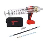 Hiraith 12000PSI Cordless Grease Gun Kit, Li-Ion Battery Powered with Brushless Motor, Includes Flexible/Hard Tubing & Nozzle, Compatible with B4/B5/B6 Batteries for Heavy Duty