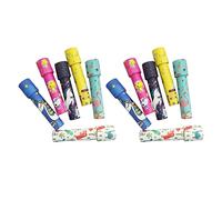 Hiraith 12PCS Kaleidoscope Toy Colorful Rotatable Retro Classic Kaleidoscope Viewer Color Scope Portable Paper Cute Cartoon Animal Shell with Infinite Color Patterns for Kids