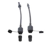 Hiraith 2-Pack IP68 Waterproofing Rectangular Satellite SPX to RJ45 Adapter, 22AWG Pure Copper 1200Mbps Ethernet Coupler for Flat High Performance