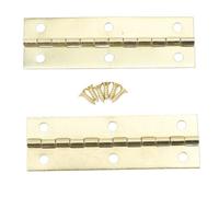 Hiraith 20 Set 75x25mm Iron Back Flip Hinges with Screws - Heavy Duty Retro Folding Butt Hinges for Cabinet/Furniture/Closet Doors - Vintage Style
