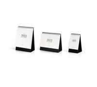 Hiraith 2022 Simple Stylish Classic Desk Calendar with Memo Function for Home and Office Use (White Medium)