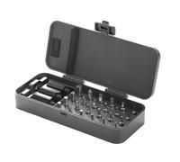 Hiraith 24-in-1 Ratchet Screwdrivers Bit Set | Magnetic S 2 Cr-Mo Alloy Steel Bits, 58-Tooth Labor-Saving Design, Detachable Handle for Furniture/Computer Repair