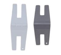 Hiraith 2PCS Bulky Seam Jumper Set, Dual Size Button Clearance Plates & Hump Jumper Tool for All Home Sewing Machines, Thick Fabric Sewing Aid for Buttons & Quilting