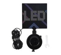 Hiraith 32x32 LED Matrixing Display, 5x5" Programmable Screen with Bluetooths APP Control, Custom Text/Animation/Rhythm Effects, USB Powered, for Advertising/Events/Retail