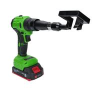 Hiraith 360°Rotating Cordless Steel Keel Punching Gun, 21V 2000mAh Battery Riveting Tool with Alloy Steel Punch, One-Touch Operation for Light Steel Construction
