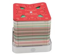 Hiraith 3D Memo Pad Xmas Tree House Paper Carving Art Notepad, 2026 Calendar for Desk Ornament Present, Handcrafted Creative Desktop Accessory