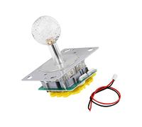 Hiraith 4 way joystick arcade1up 10×8×8 colorful illuminated joystick switchable from 4 to way for game buttons usb joystick for pc