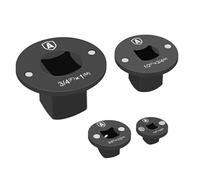 Hiraith 4PC Low Profile Impact Socket Adapter Set - Carbon Steel Drive Reducer with Magnetic Design 3/4"-1"/1/2"-3/4"/1/2"-3/8"/1/4"-3/8", for Ratchets & Power Tools
