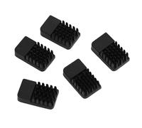 Hiraith 5 Pcs 3D Printer Nozzle Brush Replacement for Elegoo Carbon, Silicone Soft Nozzle Wiper Brush, Black, Compatible Model, Effective Cleaning, Silicone Material